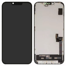 Дисплей Apple iPhone 14 Plus с тачскрином и рамкой, копия GX OLED, Black