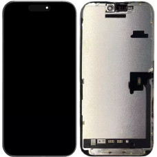 Дисплей Apple iPhone 16 с тачскрином и рамкой, оригинал восстановленный, Black
