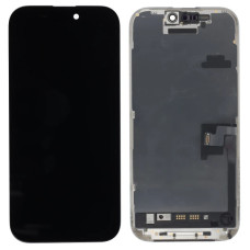 Дисплей Apple iPhone 16 Pro с тачскрином и рамкой, оригинал восстановленный, Black