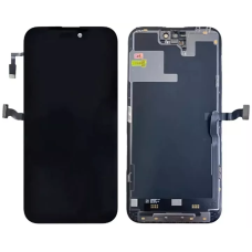 Дисплей Apple iPhone 14 Pro Max с тачскрином и рамкой, копия RJ OLED, Black