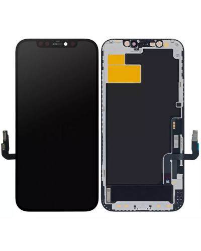 Дисплей Apple iPhone 12, iPhone 12 Pro с тачскрином и рамкой, оригинал, Black