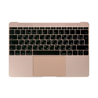 Топкейс с клавиатурой RUS РСТ и трекпадом MacBook 12 Retina A1534 Early 2016 Rose Gold / ASP