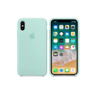 Чехол iPhone X / XS Silicone Case / Marine Green (MRRE2) морской