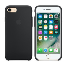 Чехол iPhone 7 / 8 Silicone Case / Black (MQGK2) черный