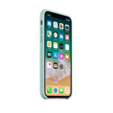 Чехол iPhone X / XS Silicone Case / Marine Green (MRRE2) морской
