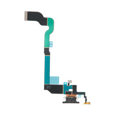 Шлейф с разъемом зарядного устройства с микрофоном iPhone X / оригинал / 821-01602 черный