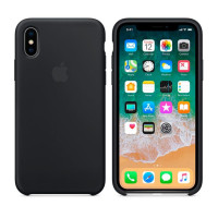 Чехол iPhone X / XS Silicone Case / Black (MQT12) черный