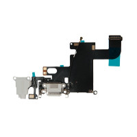 Шлейф с разъемами зарядного устройства и аудио с микрофоном iPhone 6 / 821-1853 белый