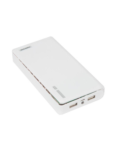 Контейнер портативного зарядного устройства с индикатором / белый