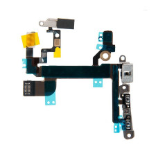 Шлейф кнопок включения и громкости с микрофоном и вспышкой iPhone SE / 821-00369