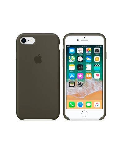 Чехол iPhone 7 / 8 Silicone Case / угольно-серый
