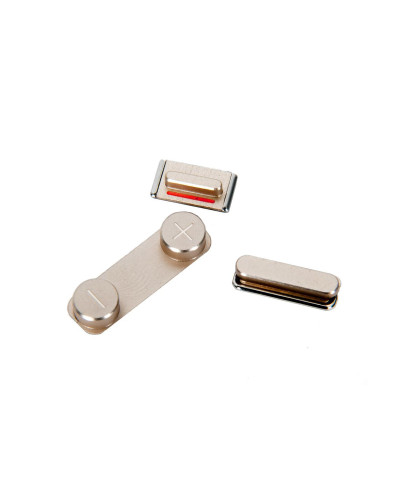 Набор кнопок громкости и включения iPhone 5S / SE золото