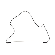 Гумовий ущільнювач кришки матриці MacBook Pro Retina 15 A1398 Mid 2012 - Mid 2015