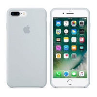 Чехол iPhone 7 Plus / 8 Plus Silicone Case / дымчато-голубой