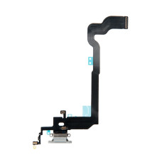 Шлейф с разъемом зарядного устройства с микрофоном iPhone X / 821-01602 серый