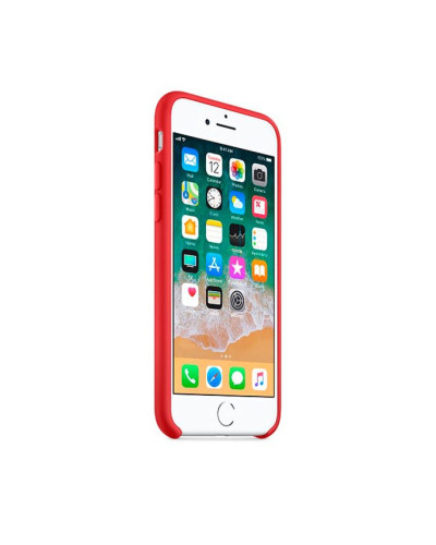 Чехол iPhone 7 / 8 Silicone Case / (PRODUCT) Red (MQGP2) красный