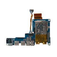 Плата I/O с разъемами Audio USB MagSafe MacBook Pro 17 A1229 Mid Late 2007 661-5633 922-8109 820-2140-A Б/У