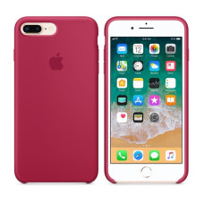 Чехол iPhone 7 Plus / 8 Plus Silicone Case / Rose Red (MQH52) красно-розовый