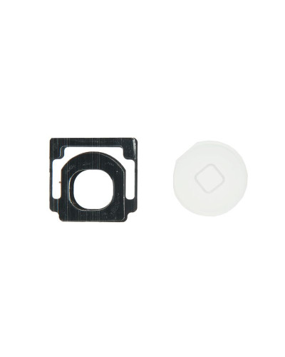 Кнопка HOME с рамкой iPad 2 / 3 / 4 белая