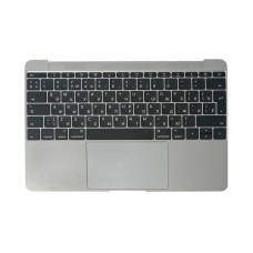 Топкейс з клавіатурою RUS РСТ та трекпадом MacBook 12 Retina A1534 Early 2015 Space Gray ASP