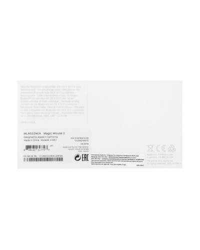 Мышь Apple Magic Mouse 2 A1657 / MLA02ZM/A