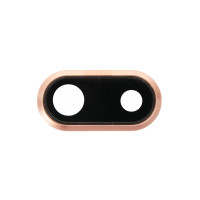 Корпус камеры iPhone 8 Plus / розовое золото
