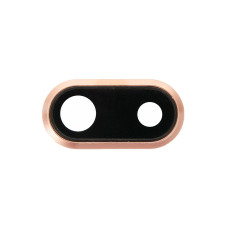 Корпус камеры iPhone 8 Plus / розовое золото