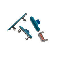 Набор кнопок громкости включения отключения звука iPhone X / серебро