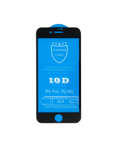 Защитное 10D стекло iPhone 7 / 8 / черный