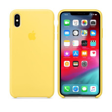 Чехол iPhone X / XS Silicone Case / Lemonade (MRG32) лимонный