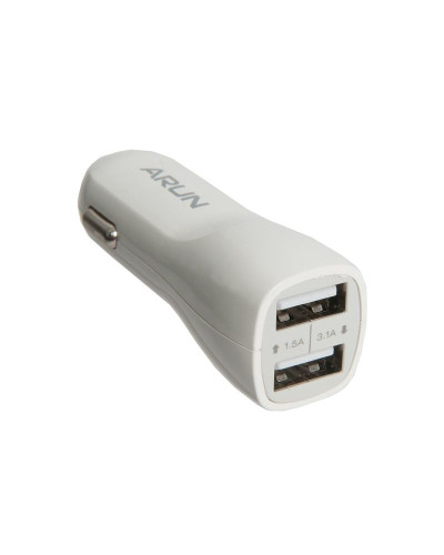 Автомобильное зарядное устройство на 2 USB / ARUN