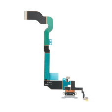 Шлейф с разъемом зарядного устройства с микрофоном iPhone X / оригинал / 821-01602 белый