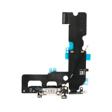 Шлейф с разъемом зарядного устройства с микрофоном iPhone 7 Plus / 821-00276 белый