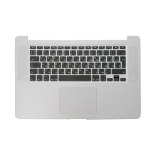 Топкейс с клавиатурой RUS РСТ трекпадом и АКБ A1618 MacBook Pro 15 Retina A1398 Mid 2015 / AASP