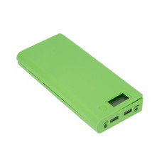 Контейнер портативного зарядного устройства с индикатором / зеленый