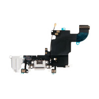 Шлейф с разъемами зарядного устройства и аудио с микрофоном iPhone 6S / оригинал / 821-00078 белый