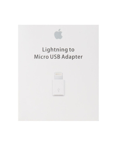 Адаптер-переходник Lightning to Micro USB Adapter / A1477 MD820FE/A