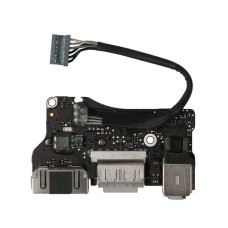 Плата I/O с разъемами Audio USB MagSafe 2 MacBook Air 13 A1466 Mid 2013 Early 2014 Early 2015 923-0439 820-3455-A - поставка Apple ASP