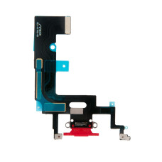 Шлейф с разъемом зарядного устройства с микрофоном iPhone XR красный