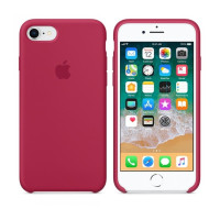 Чехол iPhone 7 / 8 Silicone Case / Rose Red (MQGT2) розово-красный