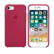 Чехол iPhone 7 / 8 Silicone Case / Rose Red (MQGT2) розово-красный