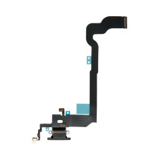 Шлейф с разъемом зарядного устройства с микрофоном iPhone X / 821-01602 черный