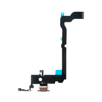 Шлейф с разъемом зарядного устройства с микрофоном iPhone XS Max золото