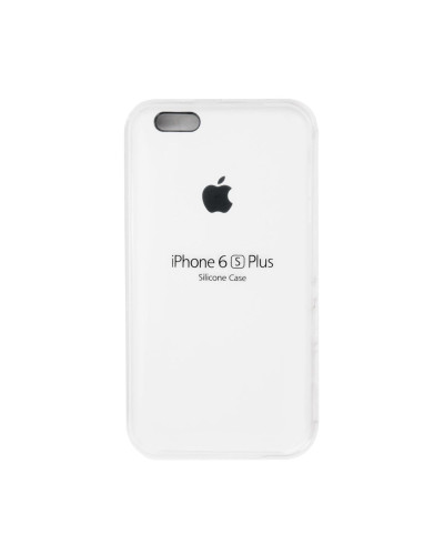Чехол iPhone 6 Plus / 6S Plus Silicone Case / белый