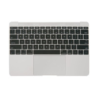 Топкейс с клавиатурой US и трекпадом MacBook 12 Retina A1534 Early 2016 Silver / 661-04881 / ASP