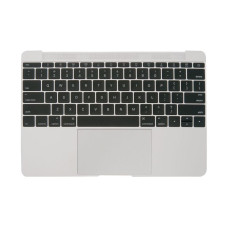 Топкейс с клавиатурой US и трекпадом MacBook 12 Retina A1534 Early 2016 Silver / 661-04881 / ASP