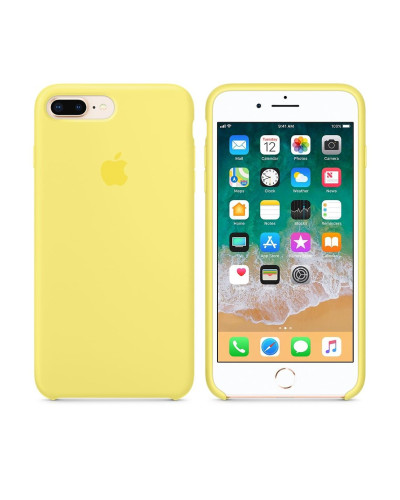 Чехол iPhone 7 Plus / 8 Plus Silicone Case / Lemonade (MRFY2) лимонный