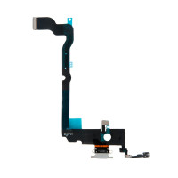 Шлейф с разъемом зарядного устройства с микрофоном iPhone XS Max белый