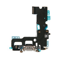 Шлейф с разъемом зарядного устройства с микрофоном iPhone 7 / 821-00270 серый