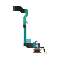 Шлейф с разъемом зарядного устройства с микрофоном iPhone X / 821-01602 черный